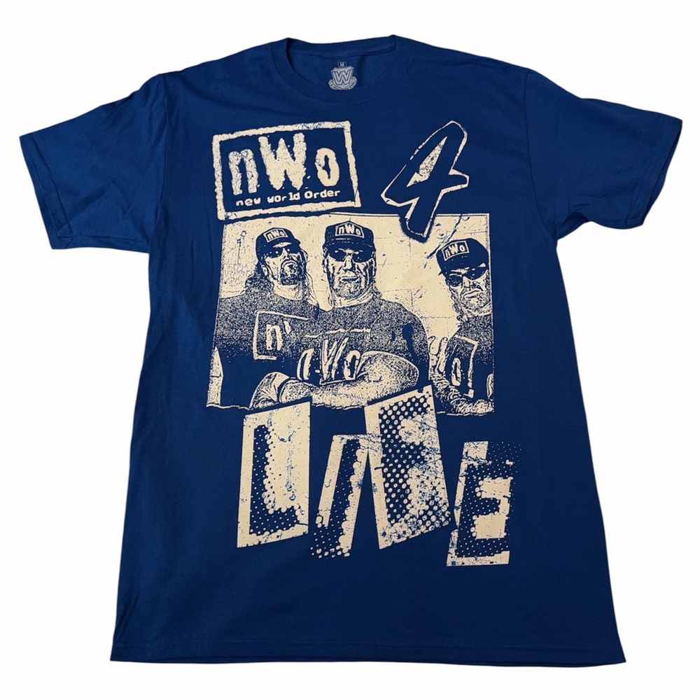 WWE WCW New World Order‎ nWo 4 Life T-Shirt size Medium nwot